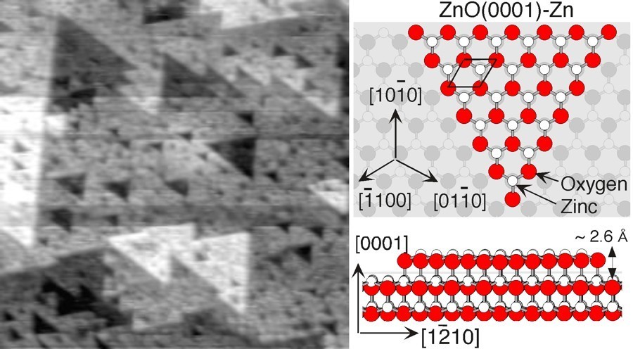 The ZnO(0001)-Zn surface
